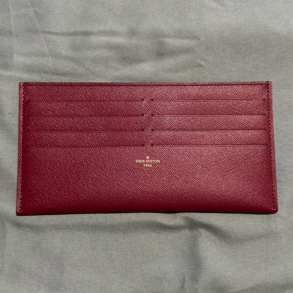 Louis Vuitton Wallet Card Holder Fushia New